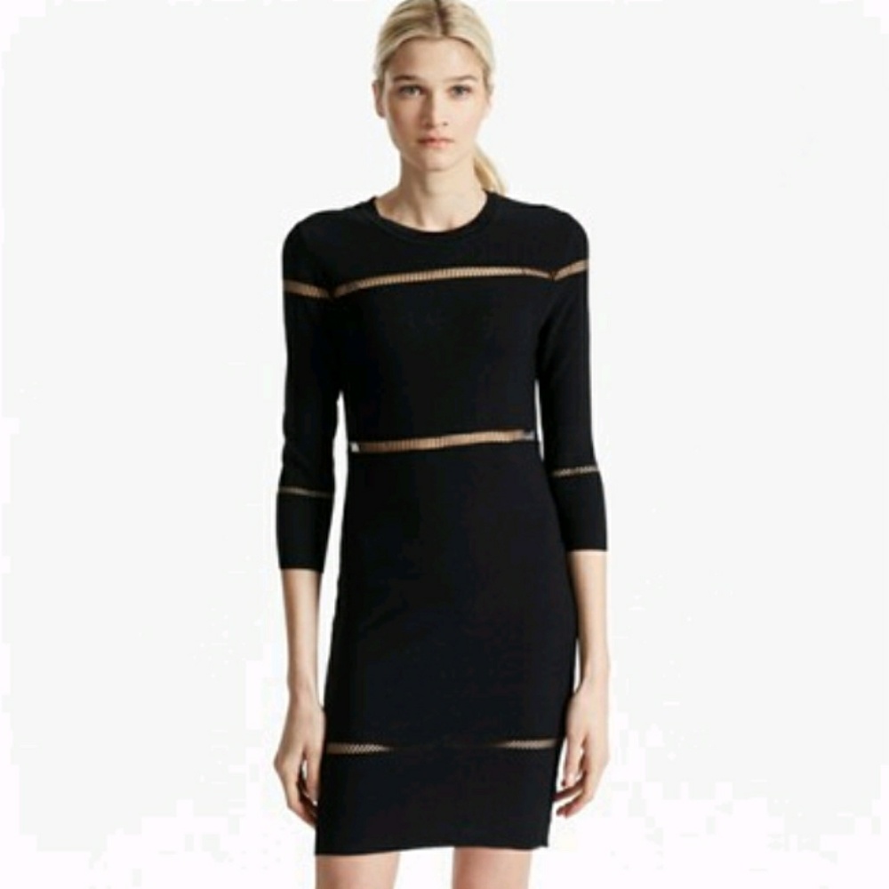 French Connection: Danni Ladder Stitch Knit Dress